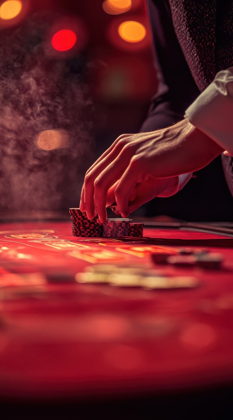 Layar aplikasi pick4d menampilkan permainan casino langsung (roulette, baccarat), slot populer (Aviator, Sweet Bonanza), dan pasar Liga 1 dengan detail pertandingan